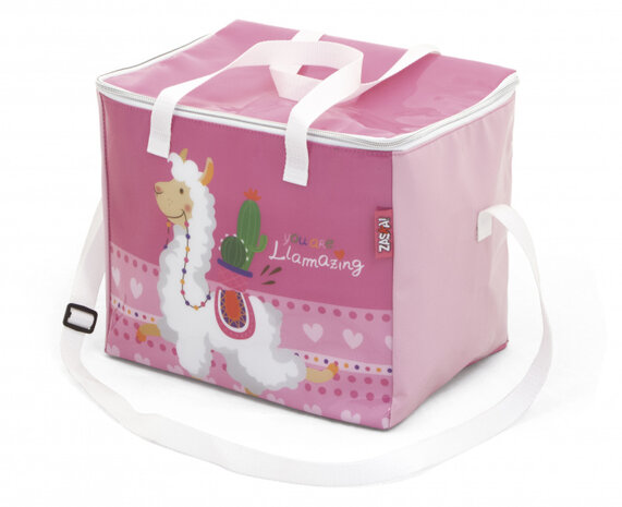 lunchtas thermisch meisjes 14 liter PVC roze