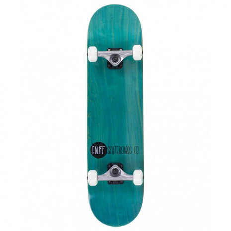 skateboard Logo Stain 80 x 19,5 cm hout turquoise