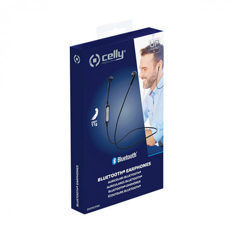 oordopjes bluetooth 14,2mm microfoon zwart 2-delig
