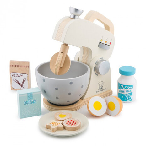 mixerset junior 20,8 x 18,2 cm hout bruin 7-delig