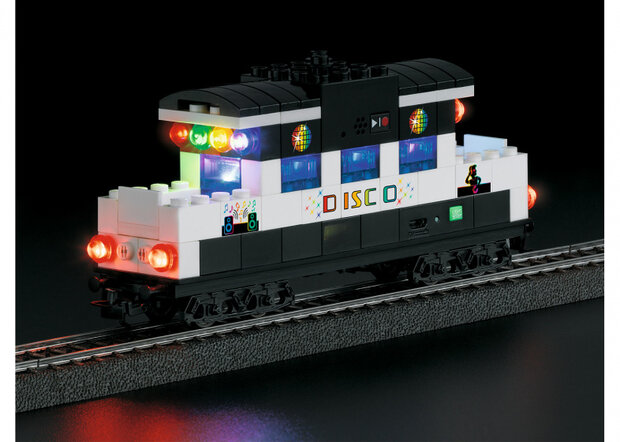 disco wagon Start Up bouwsteentreinen 16 cm 86-delig