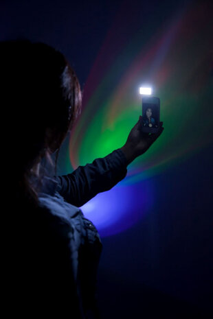 flitser smartphone InstaFlash 4,5 x 4,5 cm wit