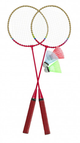 badmintonset rood 5-delig