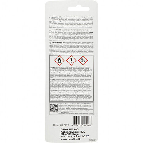contactlijm 40 milliliter transparant