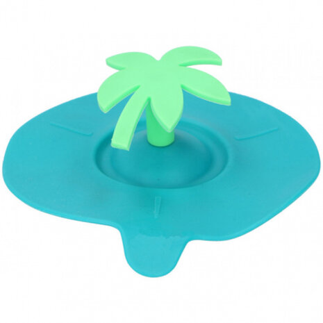 bekerdeksels junior 10 cm siliconen 2 stuks