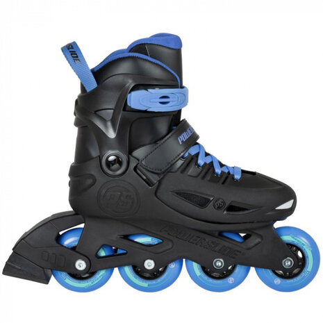 inline skates One Stargaze 85A zwart/blauw maat 33/36