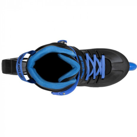 inline skates One Stargaze 85A zwart/blauw maat 33/36