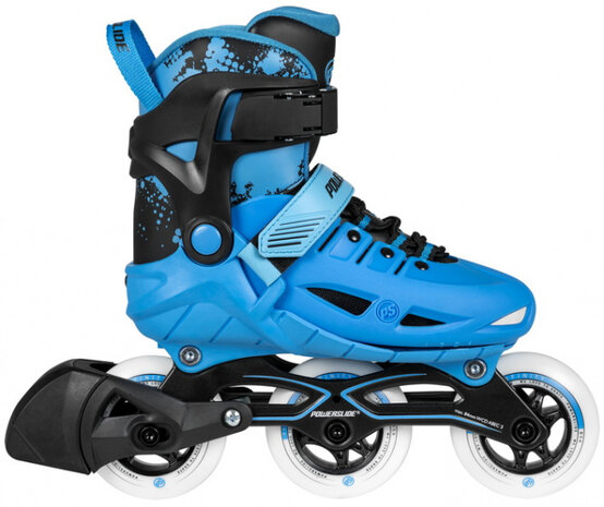 inline skates Phuzion Universe 82A zwart/blauw mt 29-32