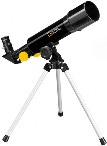 telescoop- en microscoopset zwart/geel