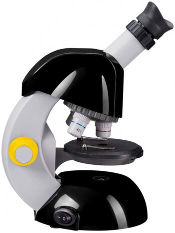 telescoop- en microscoopset zwart/geel