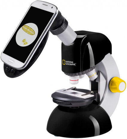 telescoop- en microscoopset zwart/geel