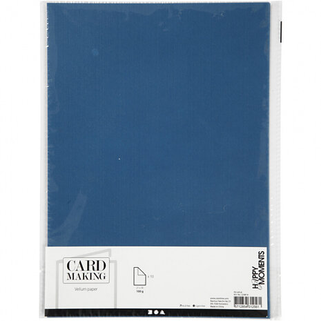 vellum-papier A4 100 gram blauw 10 stuks