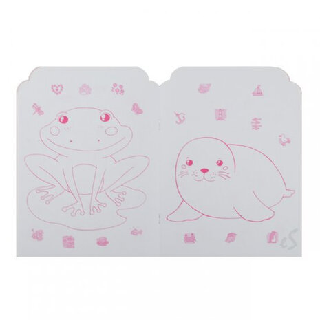 stickerparadeboek Schattige Dieren 27 x 20 cm papier