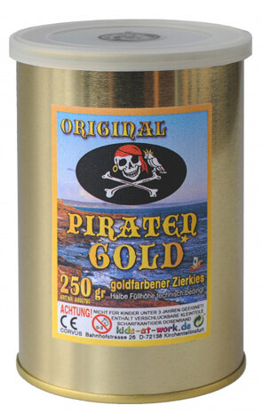 piratengoud junior 250 gram steen goud