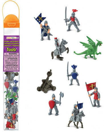 speelfigurenset Knights &amp; Dragons junior 11-delig