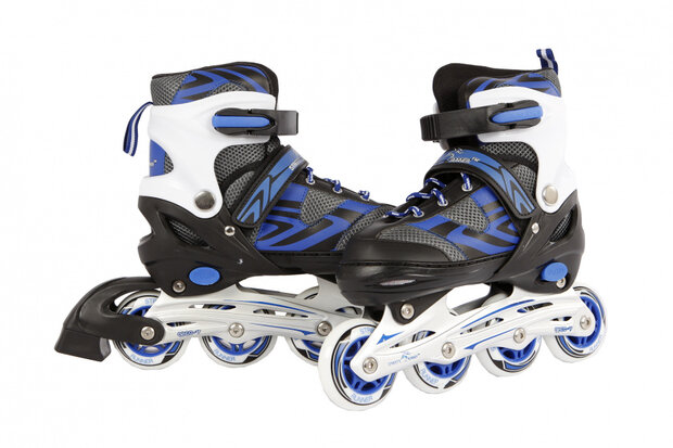 inline skates semi-softboot blauw/zwart mt 39-42