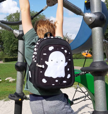 rugzak Spookje junior 13 liter polyester zwart
