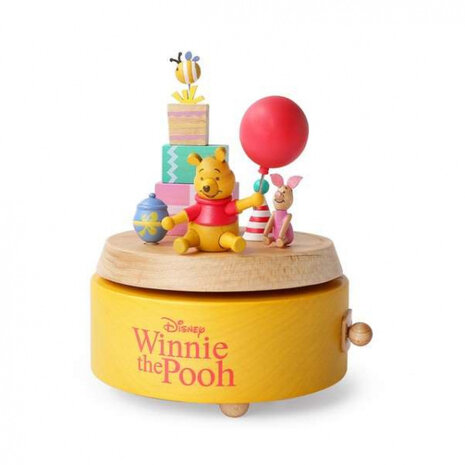 muziekdoos Winnie the Pooh Wooderful Life 13 cm hout