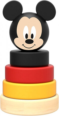 stapeltoren Mickey Mouse junior 10 cm hout 5-delig