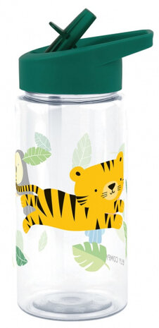 drinkfles Jungle junior 450 ml polyetheen groen