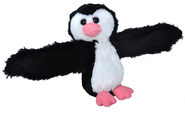 knuffel pinguin junior 20 cm pluche zwart/wit
