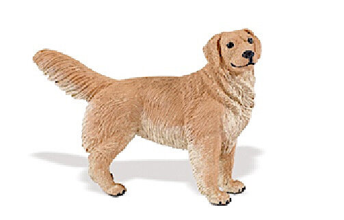 speeldier golden retriever 9 cm bruin