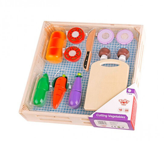 ontbijtset junior 40 x 35 cm hout 11-delig