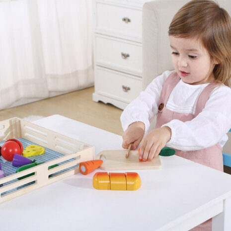 ontbijtset junior 40 x 35 cm hout 11-delig