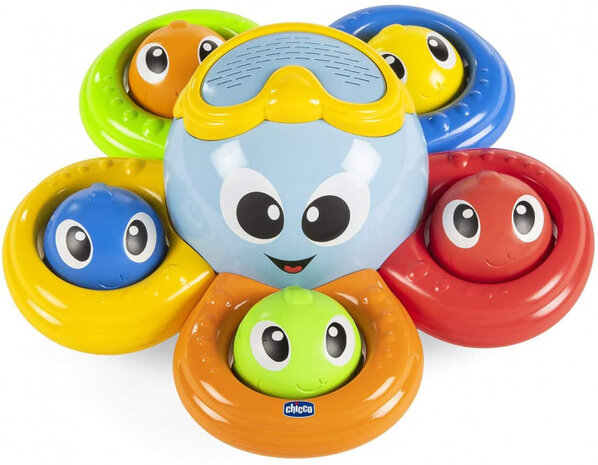 badspeelgoed octopus Billy junior 22 cm 2-delig