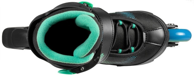 inline skates Joker hardboot 82A zwart/groen mtmt 31-34