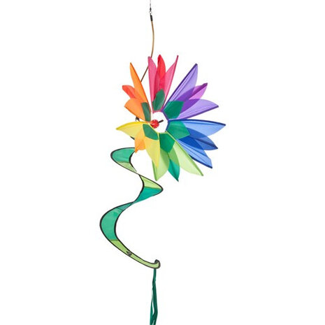 windmolen Swinging Flower Rainbow 120 x 40 cm