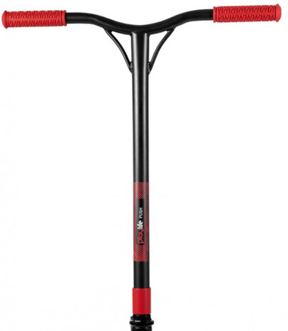 stuntstep Push Red 82 cm aluminium zwart/rood