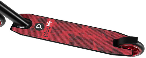 stuntstep Push Red 82 cm aluminium zwart/rood
