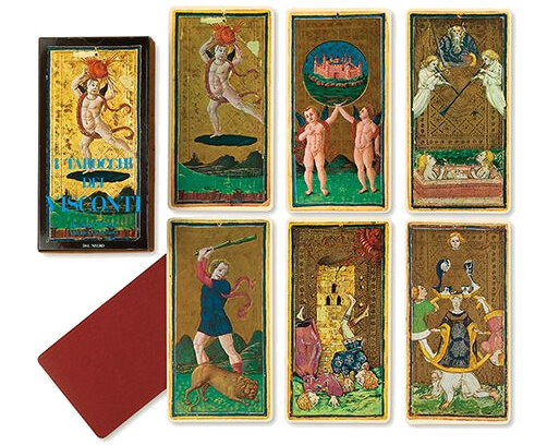 tarotkaarten 17,8 x 9,2 cm karton 78-delig