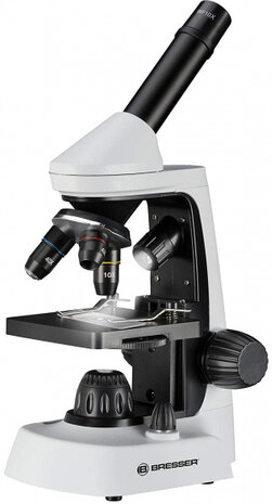 microscoop 40x-2000x junior 30 cm staal wit 8-delig