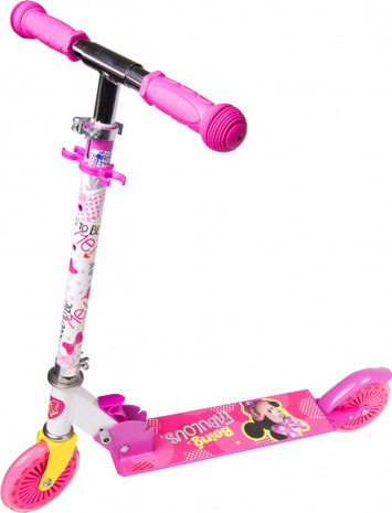 2-wiel kinderstep Minnie Mouse meisjes aluminium roze