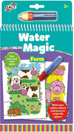 waterkleurboek Farm junior 26 x 14 cm 2-delig