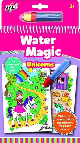 waterkleurboek Unicorn junior 26 x 14 cm 2-delig