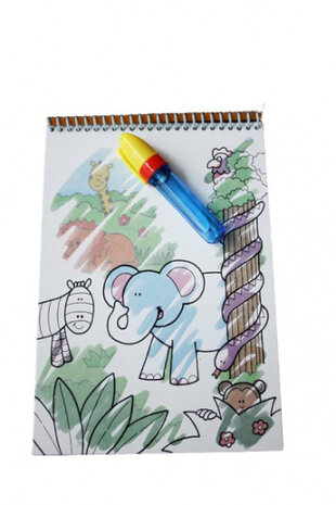 waterkleurboek Animals junior 26 x 14 cm 2-delig