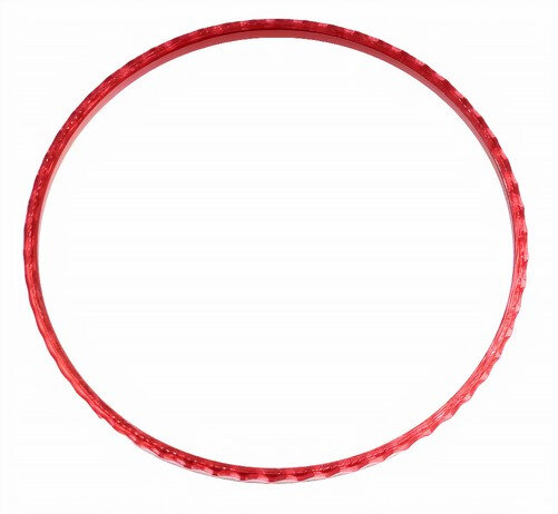armband meisjes 7 cm staal rood