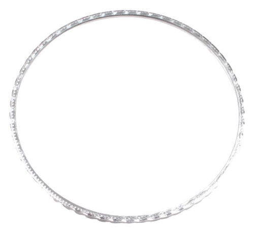 armband meisjes 7 cm staal zilver