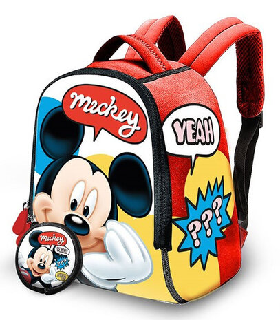 rugzak Mickey Mouse junior 5 liter neopreen rood