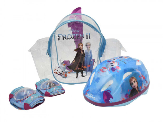 beschermingsset Frozen II meisjes blauw/paars 6-delig