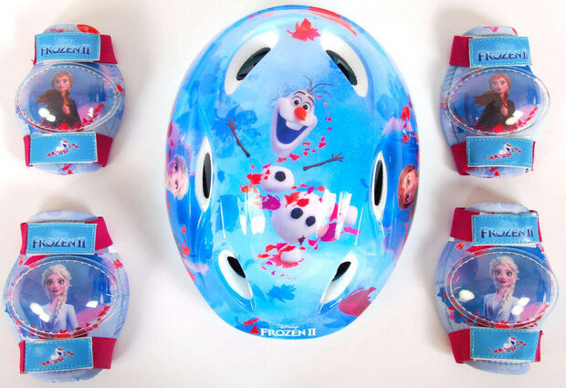 beschermingsset Frozen II meisjes blauw/paars 6-delig