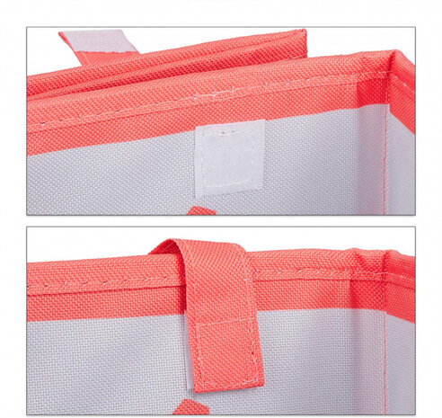 opbergdoos/speelkleed Zwaan 41 cm polyester roze