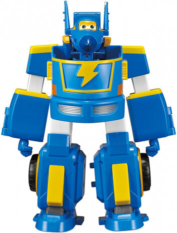 speelfiguur Jerome&#039;s Stunt Bot 14 cm blauw 2-delig