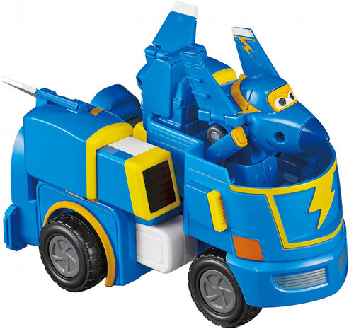 speelfiguur Jerome&#039;s Stunt Bot 14 cm blauw 2-delig
