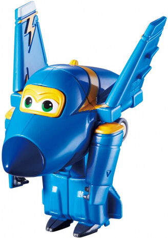 speelfiguur Jerome&#039;s Stunt Bot 14 cm blauw 2-delig