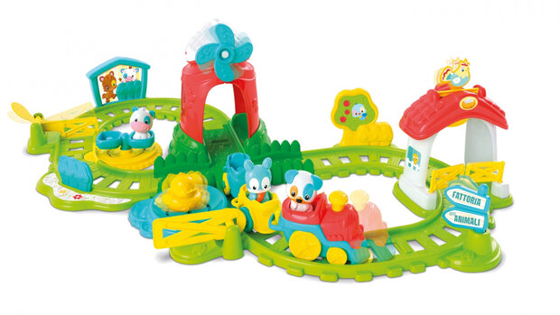 treinset baby 61 x 83 cm groen 6-delig