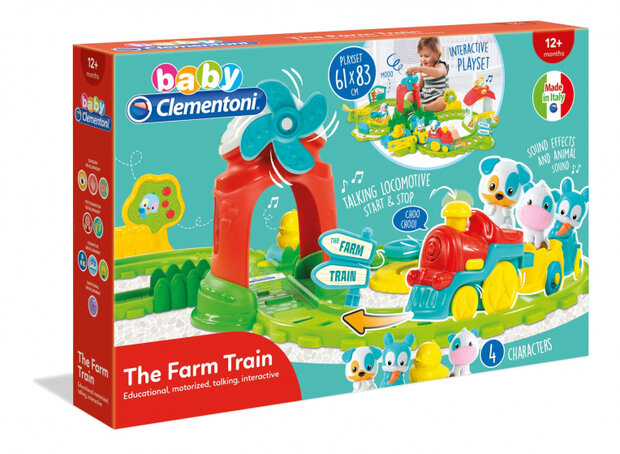 treinset baby 61 x 83 cm groen 6-delig